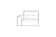Italia Living Gadoni 1 Arm 1 Seater