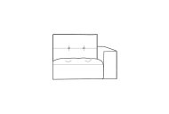 Italia Living Gadoni 1 Arm 1 Seater