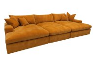 Whitemeadow Pendle Double Chaise with Snug Stool