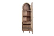 Indus Valley Inspiration Single Door Glass Cabinet