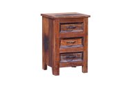 Taylors of Scotland Bardon Side Table 3 Drawer