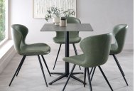 Bentley Designs (UK) Ltd Barrow Sintered Stone Square Bistro Table