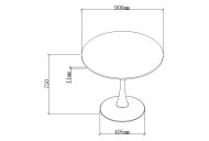 Bentley Designs (UK) Ltd Maxwell Sintered Stone Circular Bistro Table