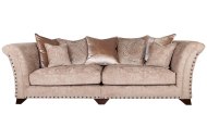 Venton 4 Seater Pillow Back - Coco Plain Gold