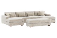 Lebus Heath Large U Shaped Cinema Chaise with Stool