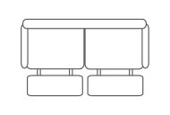 Furnico Toronto 2.5 Seater Sofa