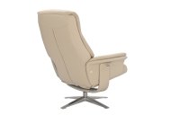 GFA - Global Furniture Alliance Hopkins Swivel Recliner with Footstool