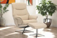 GFA - Global Furniture Alliance Hopkins Swivel Recliner with Footstool