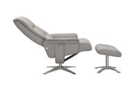 GFA - Global Furniture Alliance Hopkins Swivel Recliner with Footstool