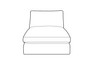 Westbridge Edisford Armless Unit