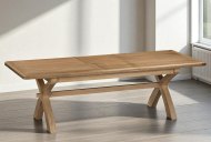 IFD Hapton Cross Leg Extending Dining Table
