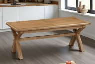 IFD Hapton Cross Leg Extending Dining Table