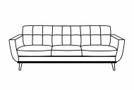 G'Digio Cassius - 3 Seater Sofa