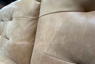 Clearance Bolero Large Sofa Powered Recliner Leather