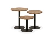 Maxfurn Cark - Round Coffee Tables (Set of 3)