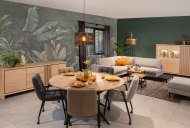 Maxfurn Langham - Wide Display Cabinet (with LED Lighting)