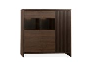 Maxfurn Langham - Wide Display Cabinet (with LED Lighting)