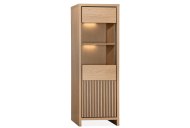 Langham - Slim Display Cabinet (with LED Lighting)