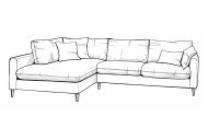 Alpha Designs Jubilee - Chaise Sofa