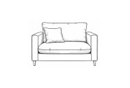 Alpha Designs Jubilee - Cuddler Chair