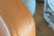 Clearance Franz Gas Lift Bar Stool Caramel