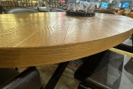 Bentley Designs (UK) Ltd Eclipse - Oval Dining Table (Metal Leg)