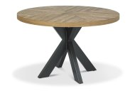 Bentley Designs (UK) Ltd Eclipse - Round Dining Table (Metal Leg)