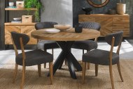 Bentley Designs (UK) Ltd Eclipse - Round Dining Table (Metal Leg)