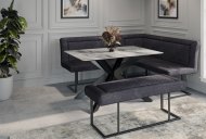 Indus Valley Austin - Grey Corner Dining Set