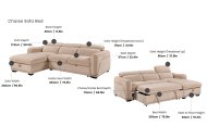 GFA - Global Furniture Alliance Atlanta - Chaise Sofabed (Rye)