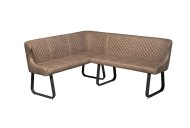 Indus Valley Houghton - Tan Corner Dining Bench