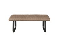 Indus Valley Houghton - Tan Low Dining Bench