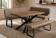 Indus Valley Houghton - Tan Corner Dining Set