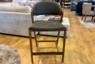 Clearance Canyon Barstool - Dark Grey Fabric