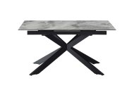 Indus Valley Austin - Rectangular Extending Dining Table (Grey)
