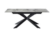 Indus Valley Austin - Rectangular Extending Dining Table (Grey)