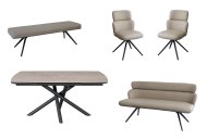 Indus Valley Skelton - Mocha Large Dining Set