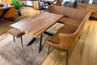 Clearance Houghton Corner Dining Set - Tan