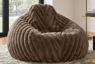 rucomfy Beanbags Snowden - Faux Fur Slouch Beanbag