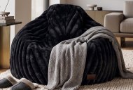 rucomfy Beanbags Snowden - Faux Fur Slouch Beanbag