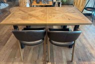 Clearance Ingot Bundle - Extending Dining Table, Bench, and Chairs