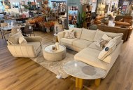 Clearance Coniston Bundle - Corner Group, Swivel Chair, & Swivel Table