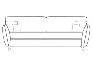 Penton 4 Seater Sofa - Line Art