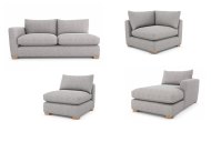 Whitemeadow Moretti U Shape Corner Chaise Group (Modular)