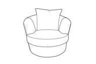 Moretti Mini Swivel Chair