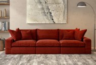 Pendle 3 Seater Modular Sofa - Dusk Harissa