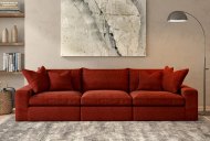 Pendle 3 Seater Modular Sofa - Dusk Harissa