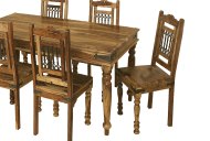 Jute Dining Table & Chairs
