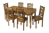 Jute Dining Table & Chairs