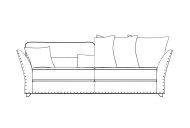 Portia 3 Seater Sofa - Line Art